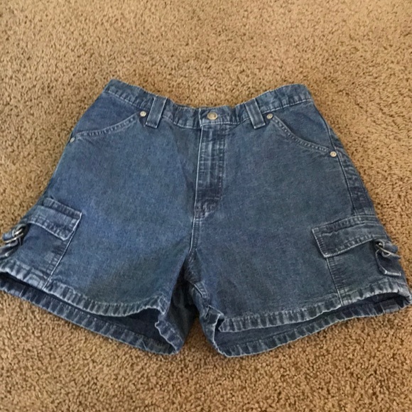 lee denim shorts womens